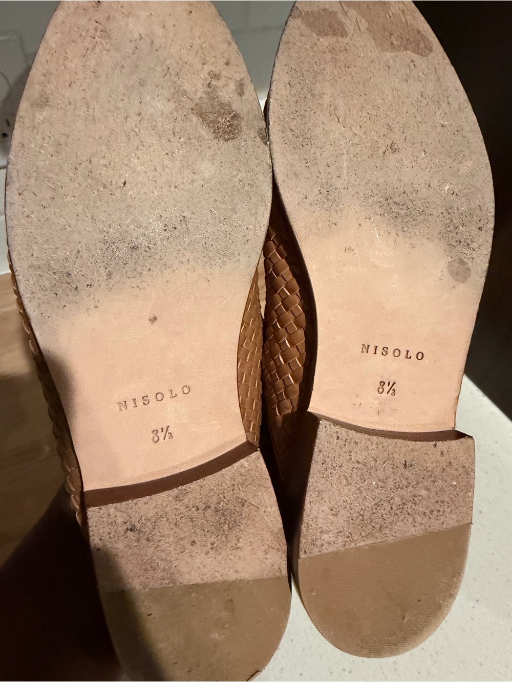 Nisolo Ama Woven Mule Leather Mule Slip-On in Brown - Size 8.5 - Picture 11 of 13